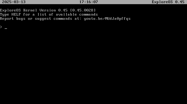 ExploreOS Command Line Interface